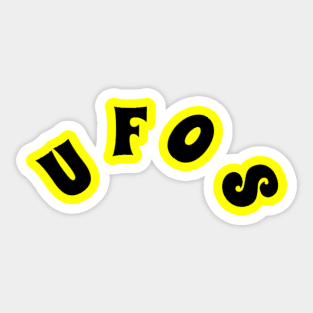 UFOS Sticker